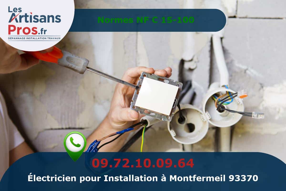 Installation Électrique Montfermeil