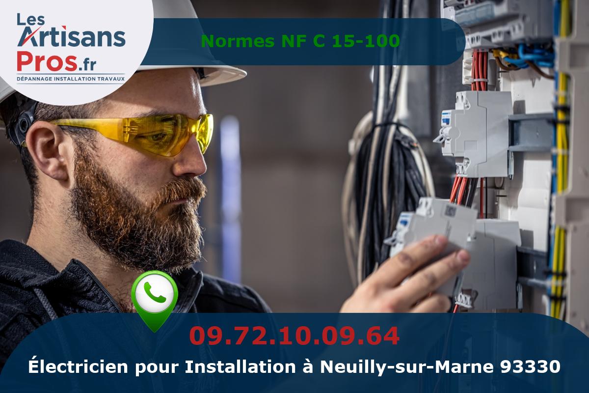 Installation Électrique Neuilly-sur-Marne
