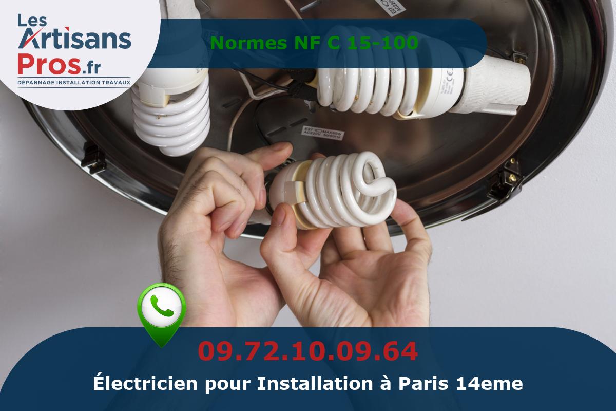 Installation Électrique Paris 14eme arrondissement