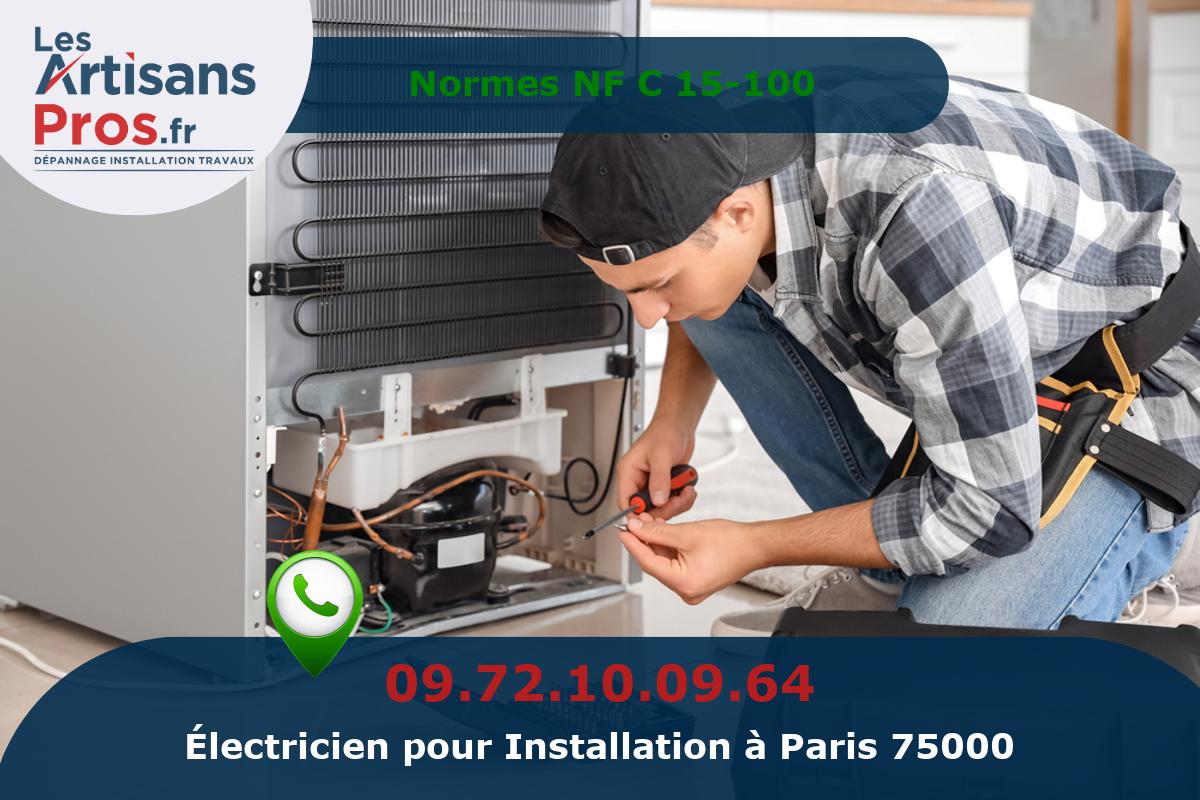 Installation Électrique Paris 75000