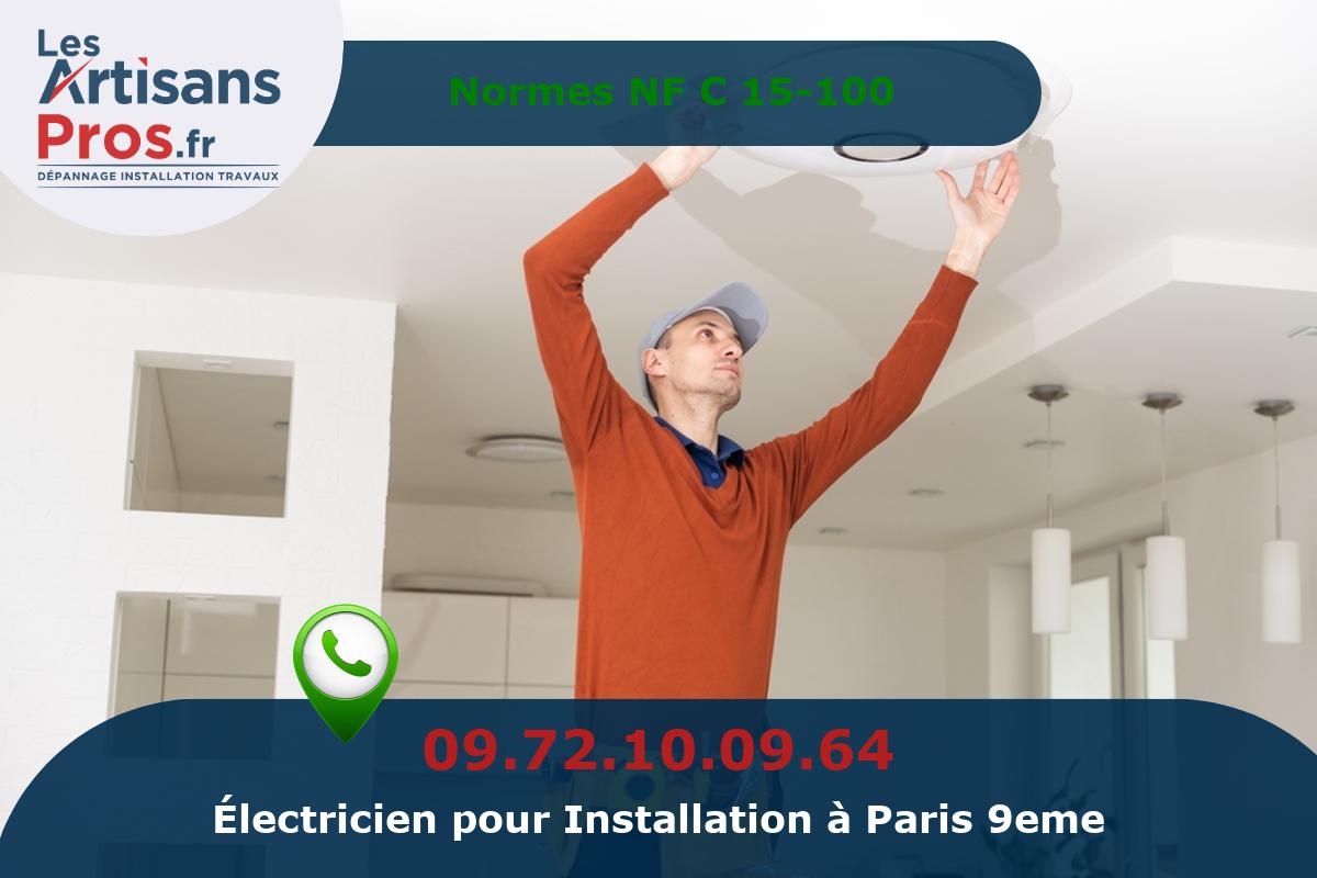 Installation Électrique Paris 9eme arrondissement
