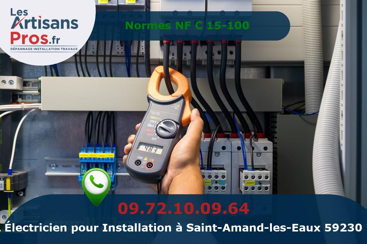 Installation Électrique Saint-Amand-les-Eaux