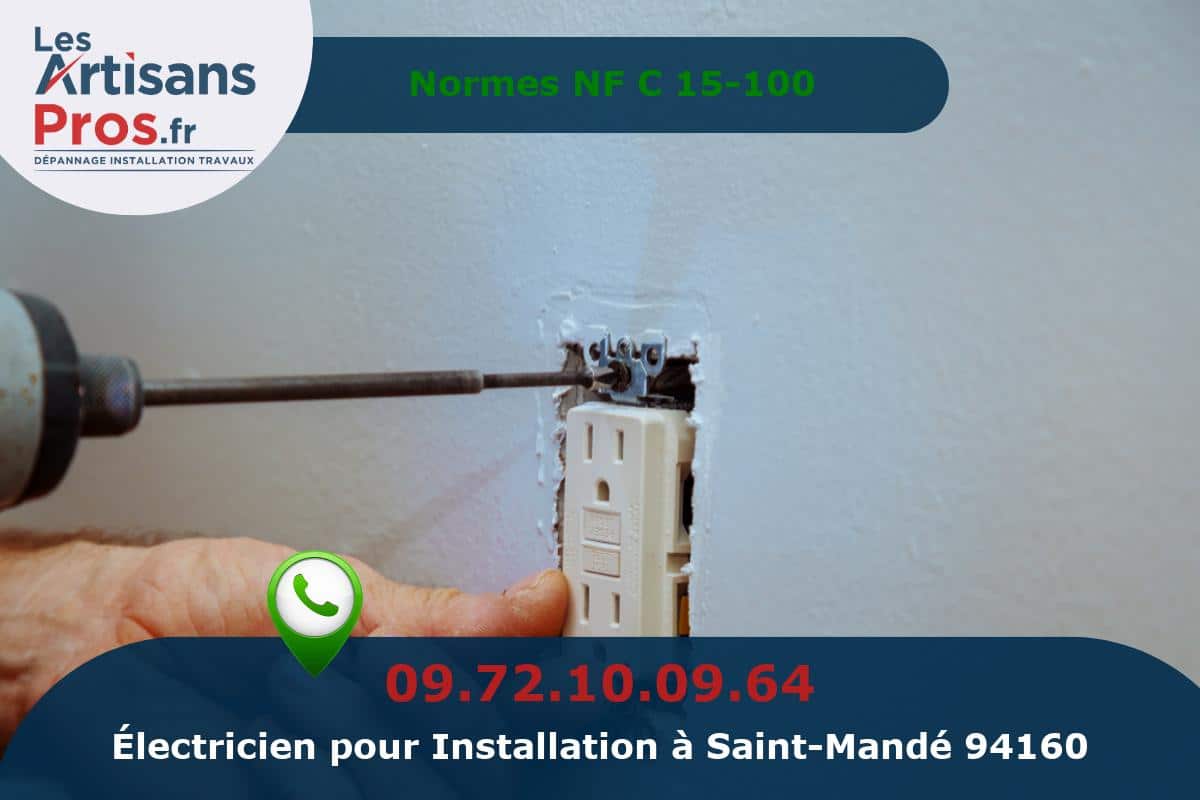 Installation Électrique Saint-Mandé