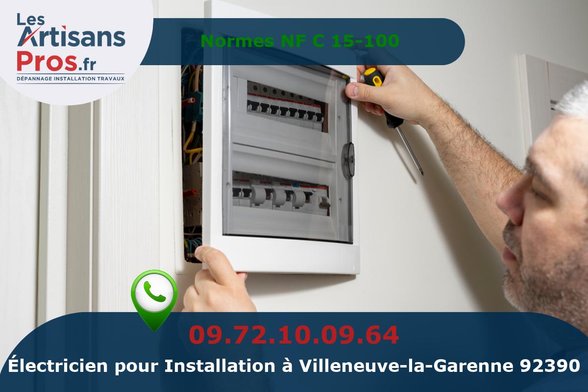 Installation Électrique Villeneuve-la-Garenne