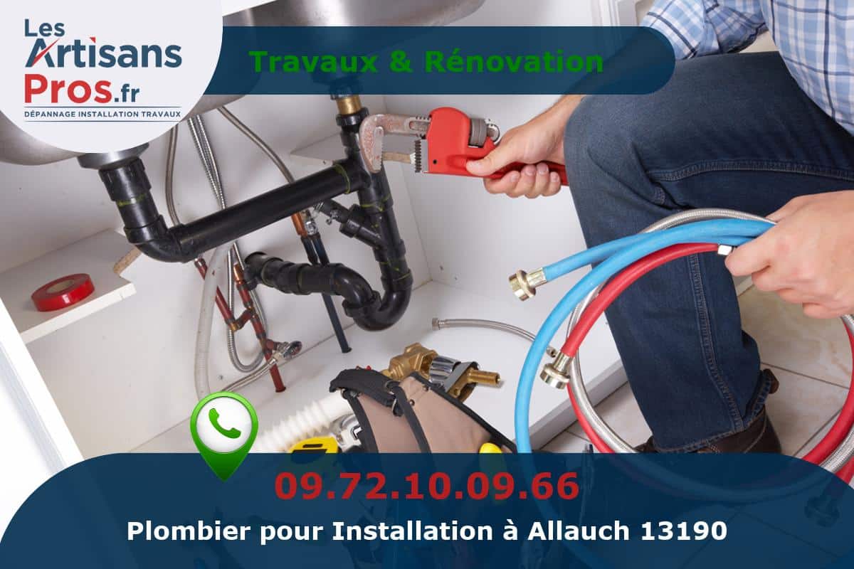 Installation de Plomberie Allauch