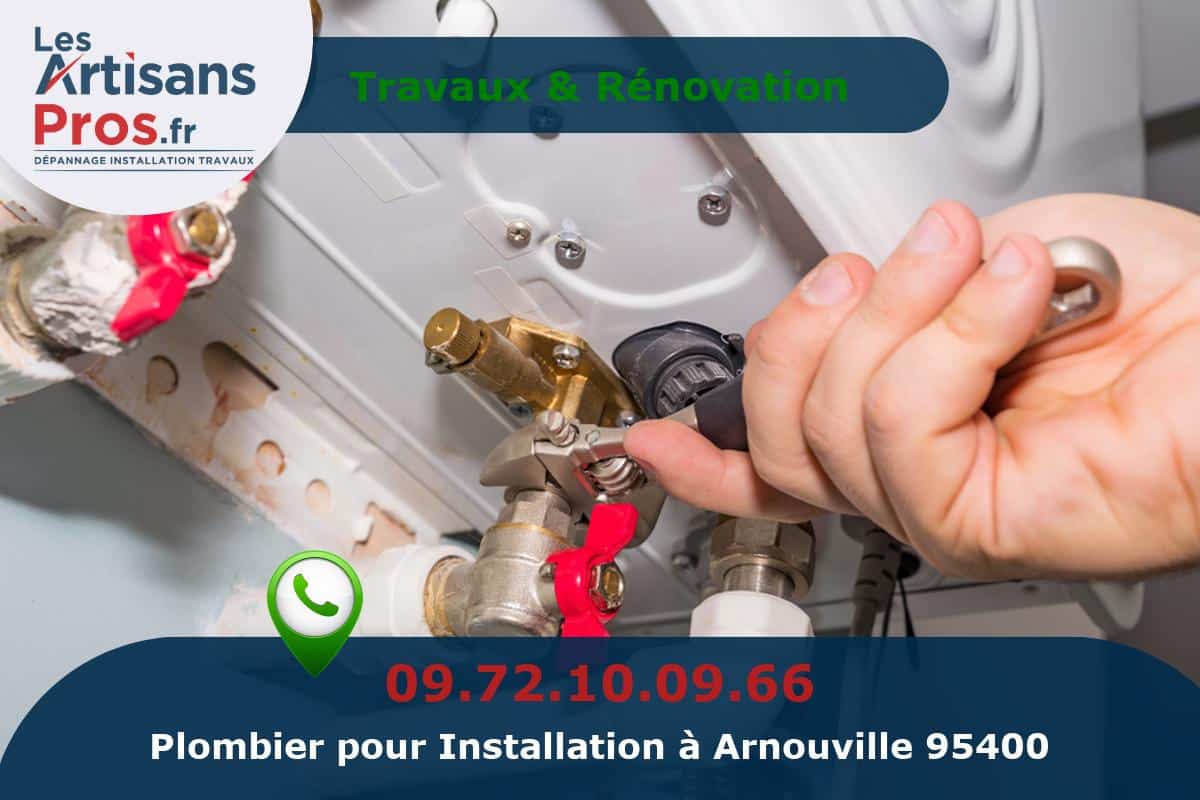 Installation de Plomberie Arnouville