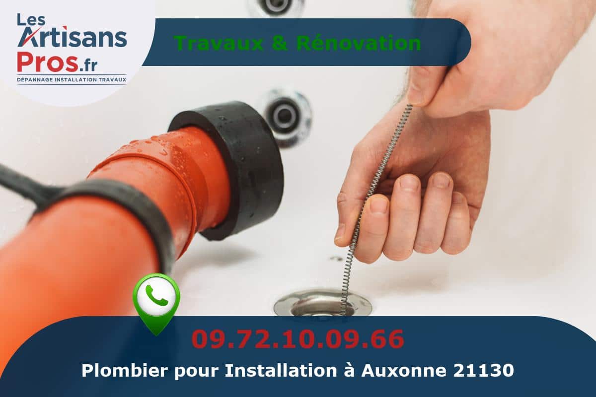Installation de Plomberie Auxonne