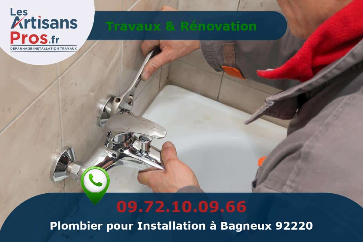 Installation de Plomberie Bagneux