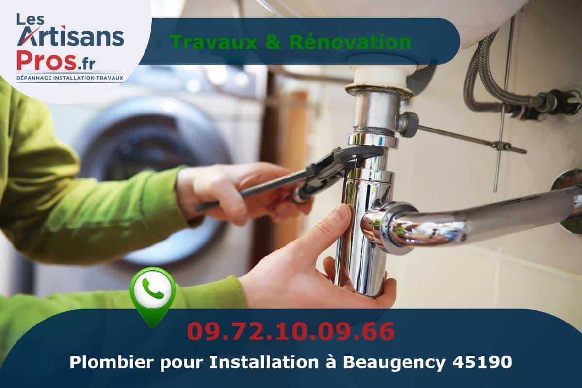 Installation de Plomberie Beaugency