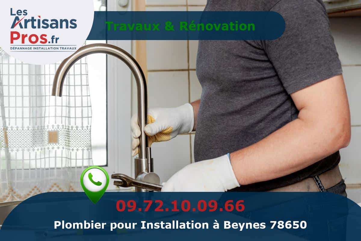 Installation de Plomberie Beynes