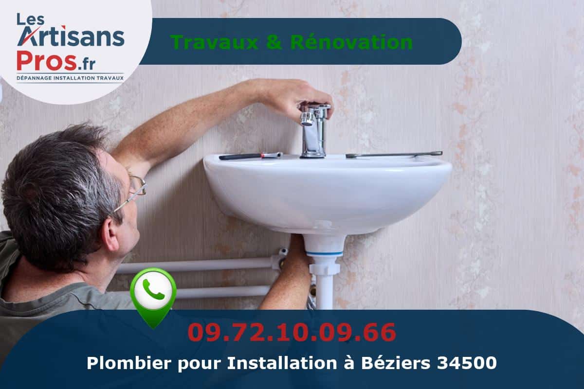 Installation de Plomberie Béziers