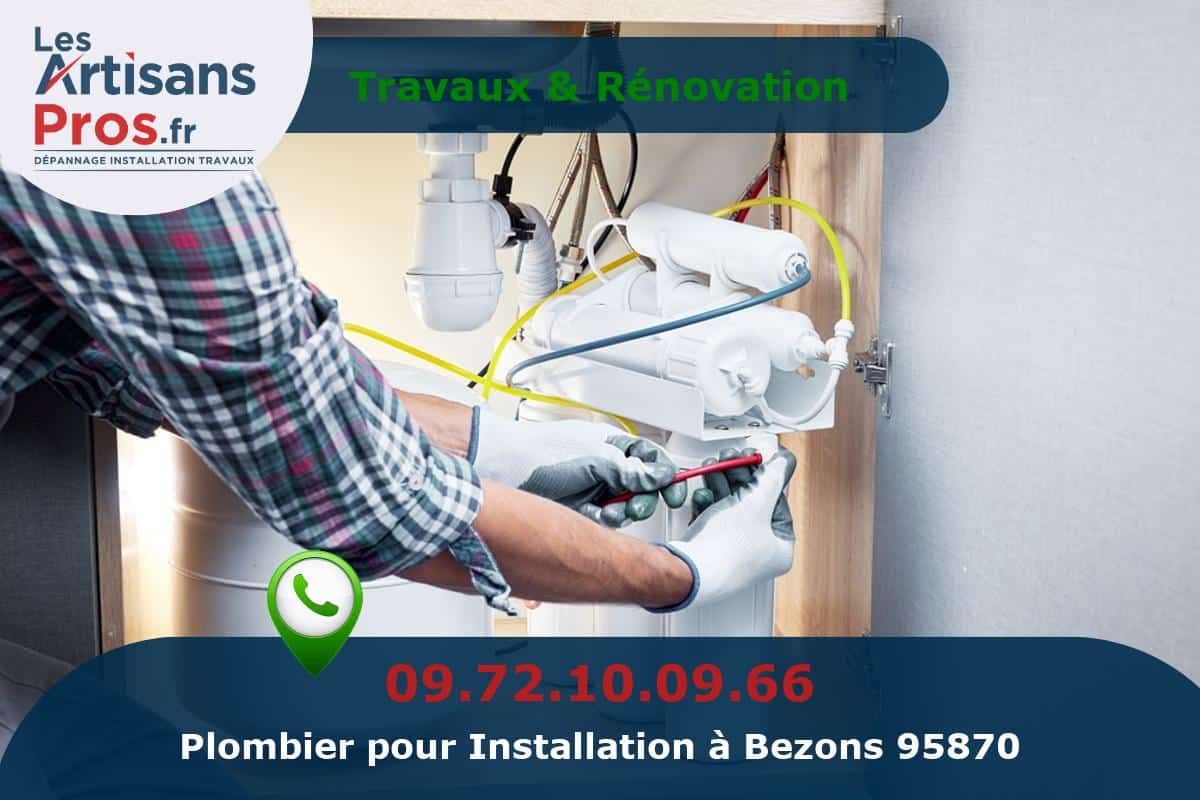 Installation de Plomberie Bezons