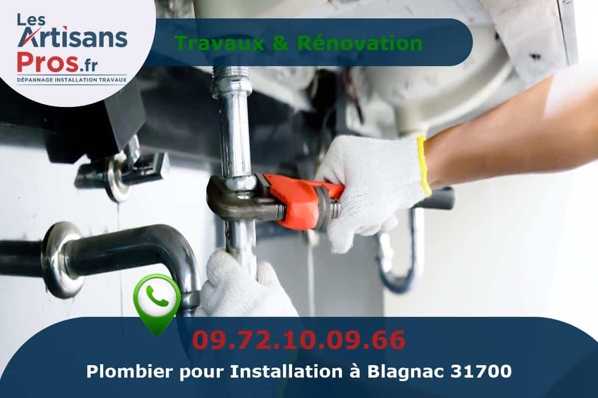 Installation de Plomberie Blagnac