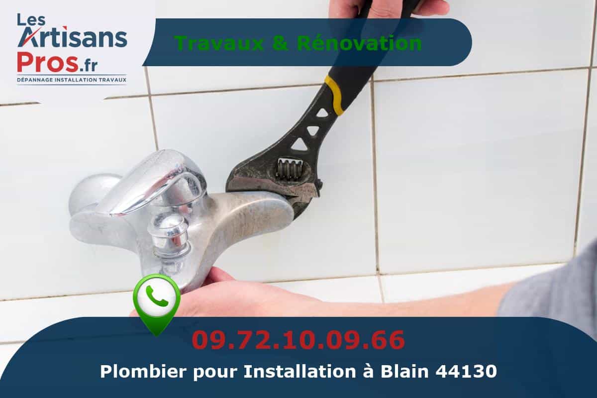 Installation de Plomberie Blain