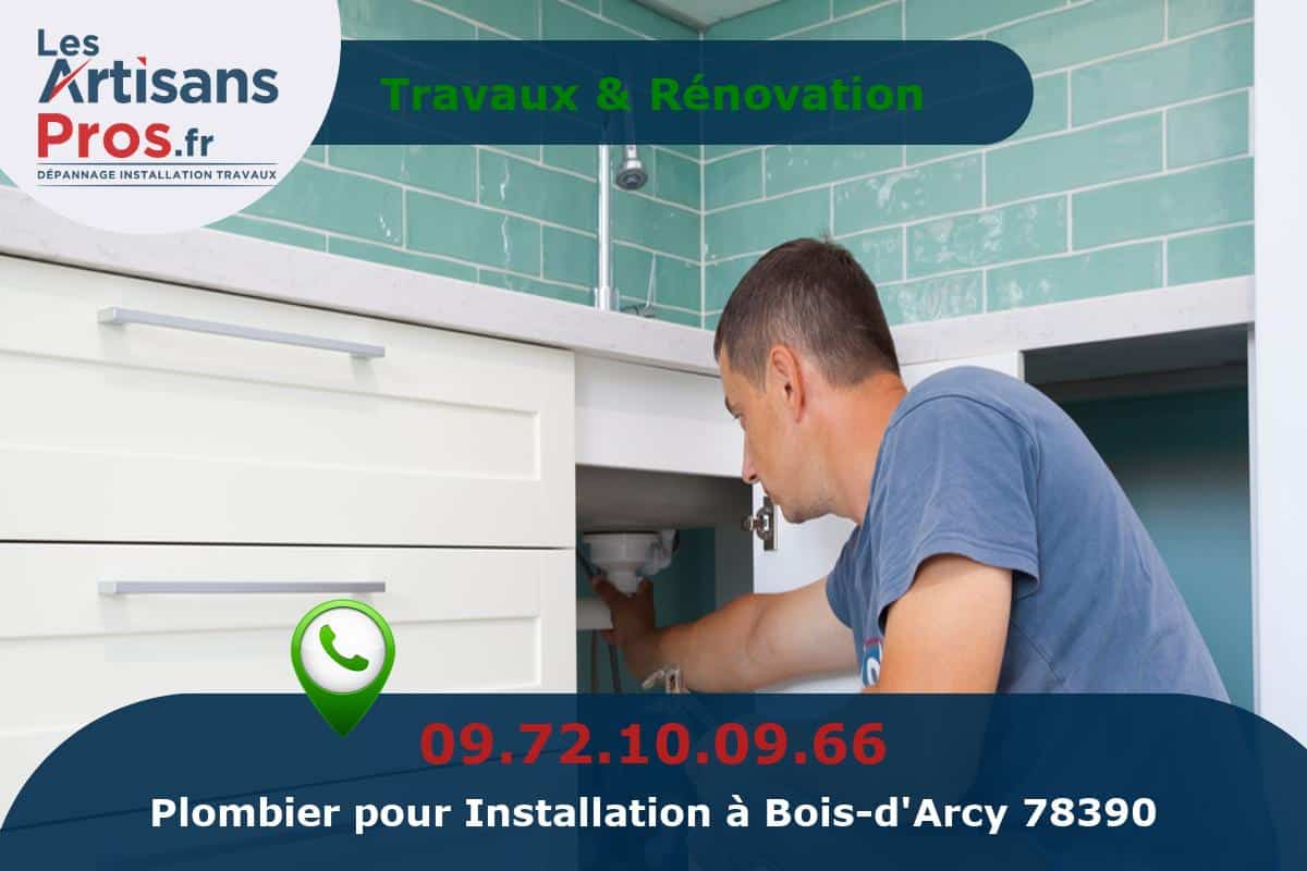 Installation de Plomberie Bois-d’Arcy