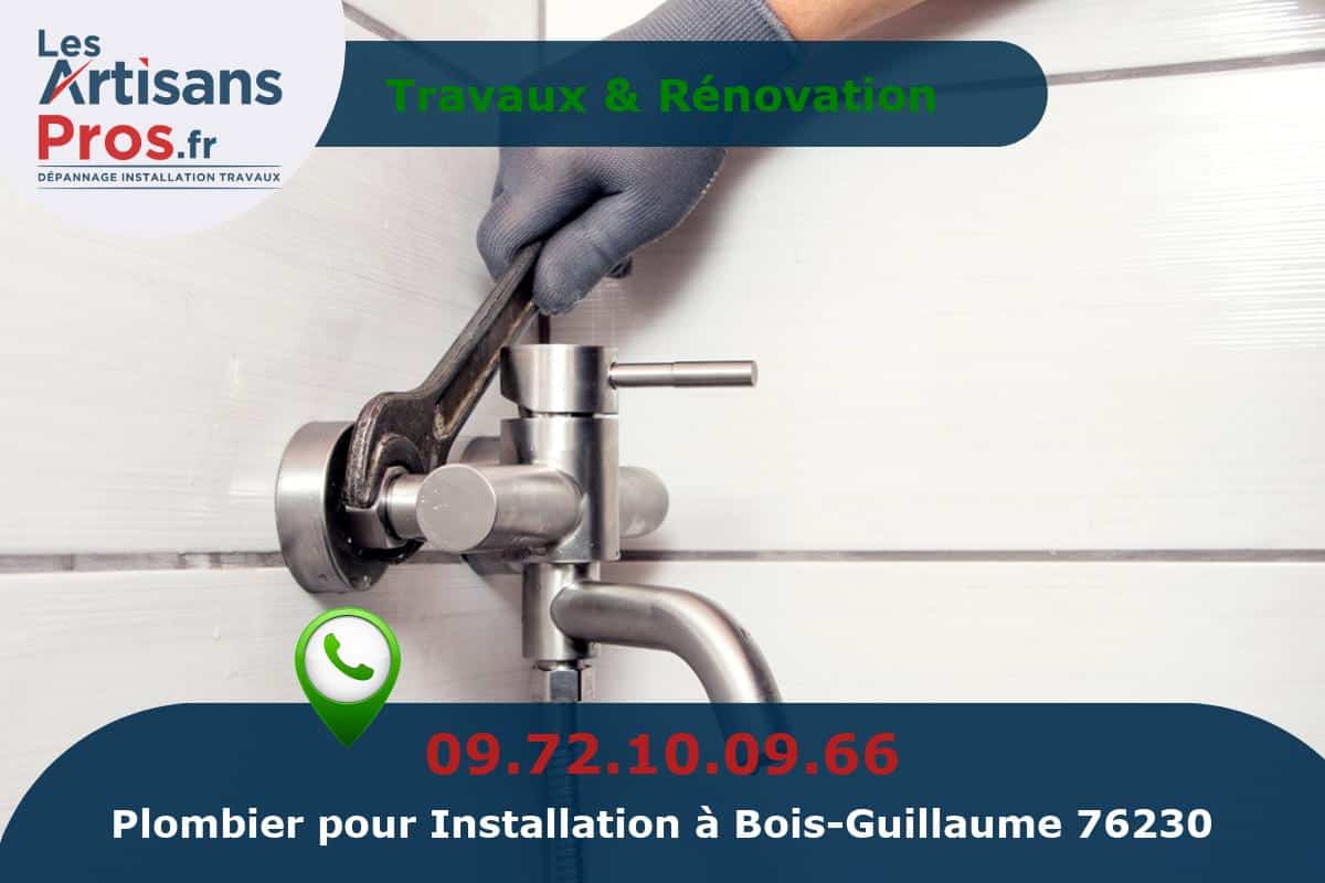 Installation de Plomberie Bois-Guillaume