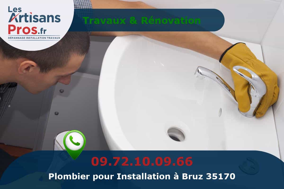 Installation de Plomberie Bruz