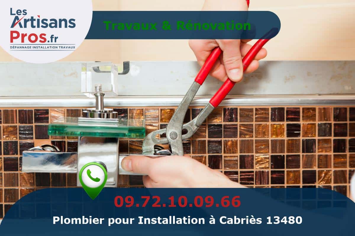 Installation de Plomberie Cabriès