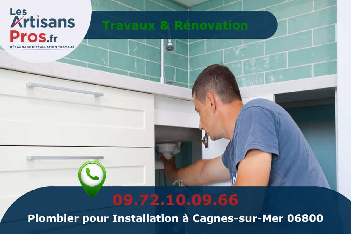 Installation de Plomberie Cagnes-sur-Mer