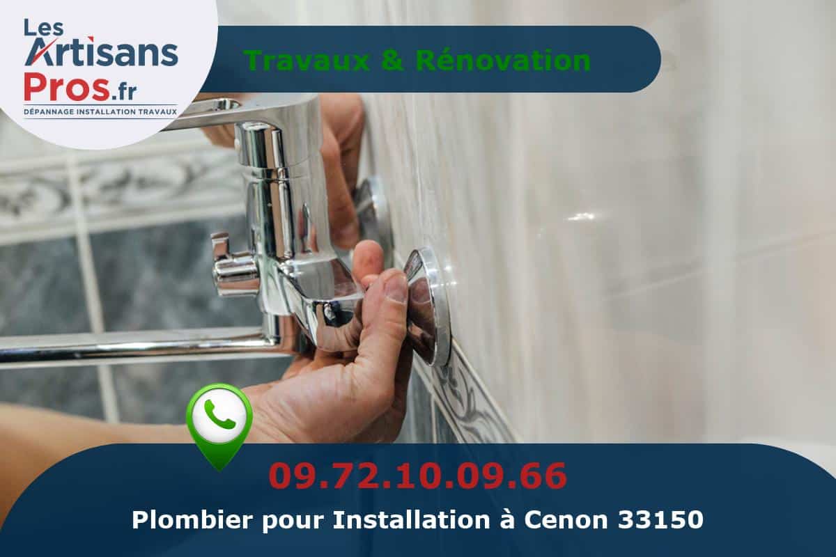 Installation de Plomberie Cenon