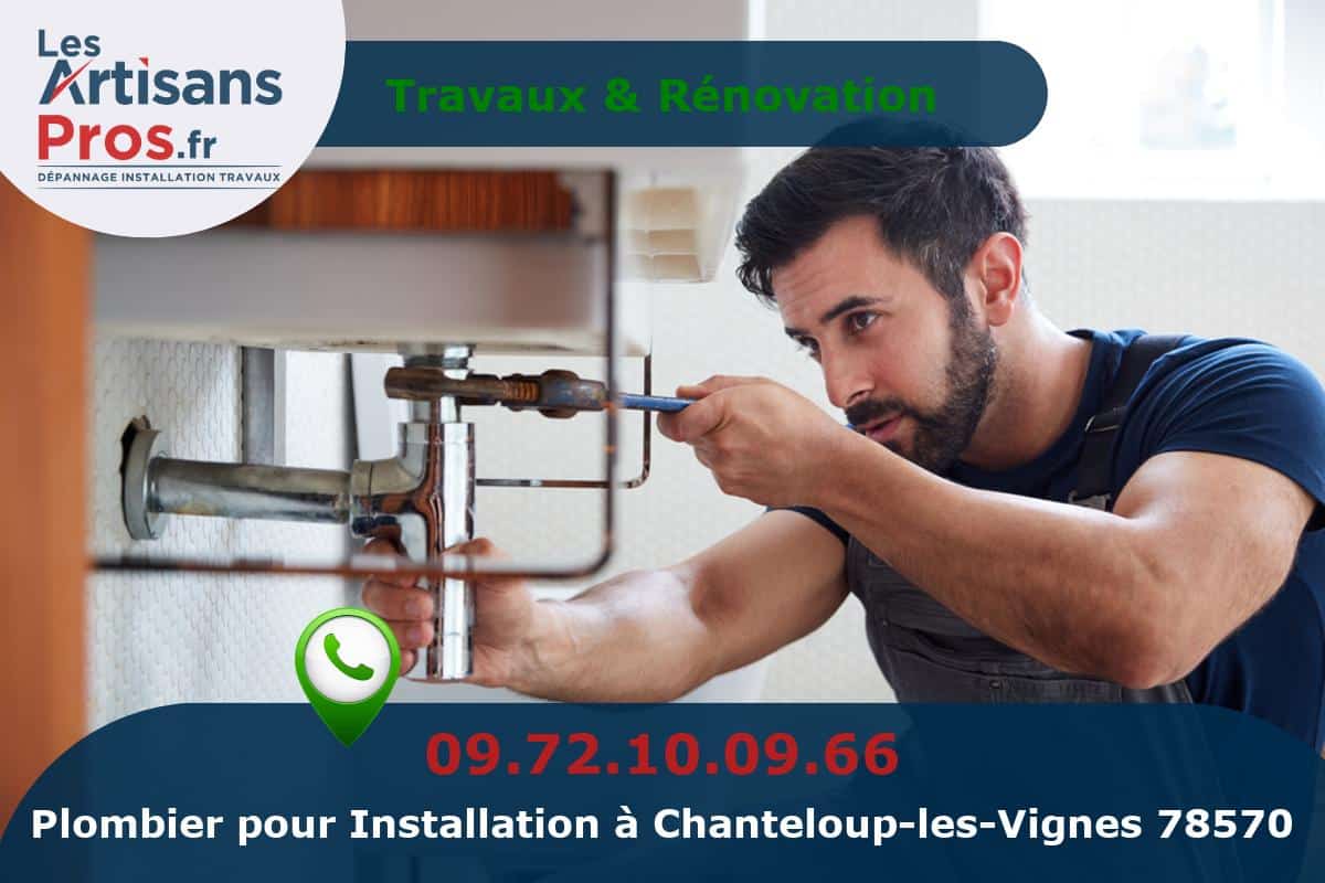 Installation de Plomberie Chanteloup-les-Vignes