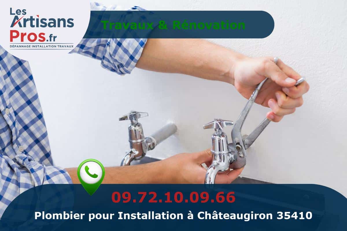 Installation de Plomberie Châteaugiron