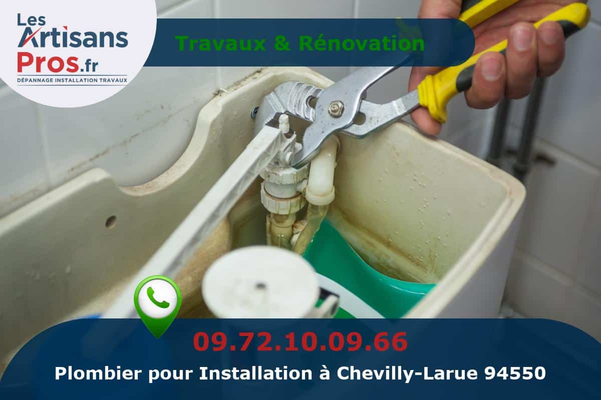 Installation de Plomberie Chevilly-Larue