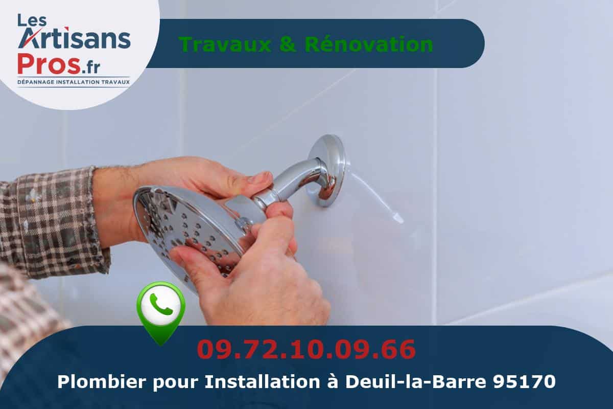 Installation de Plomberie Deuil-la-Barre