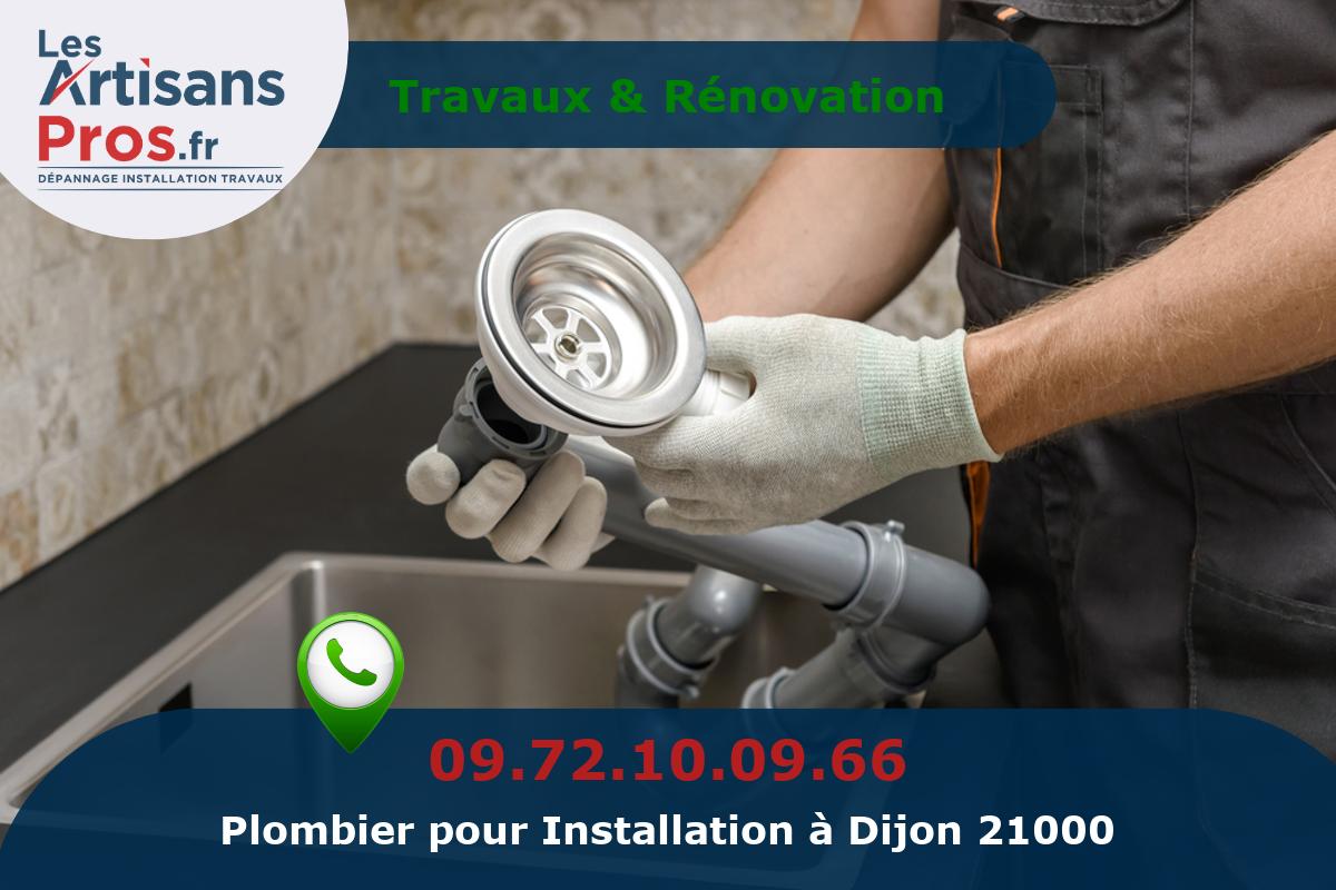 Installation de Plomberie Dijon