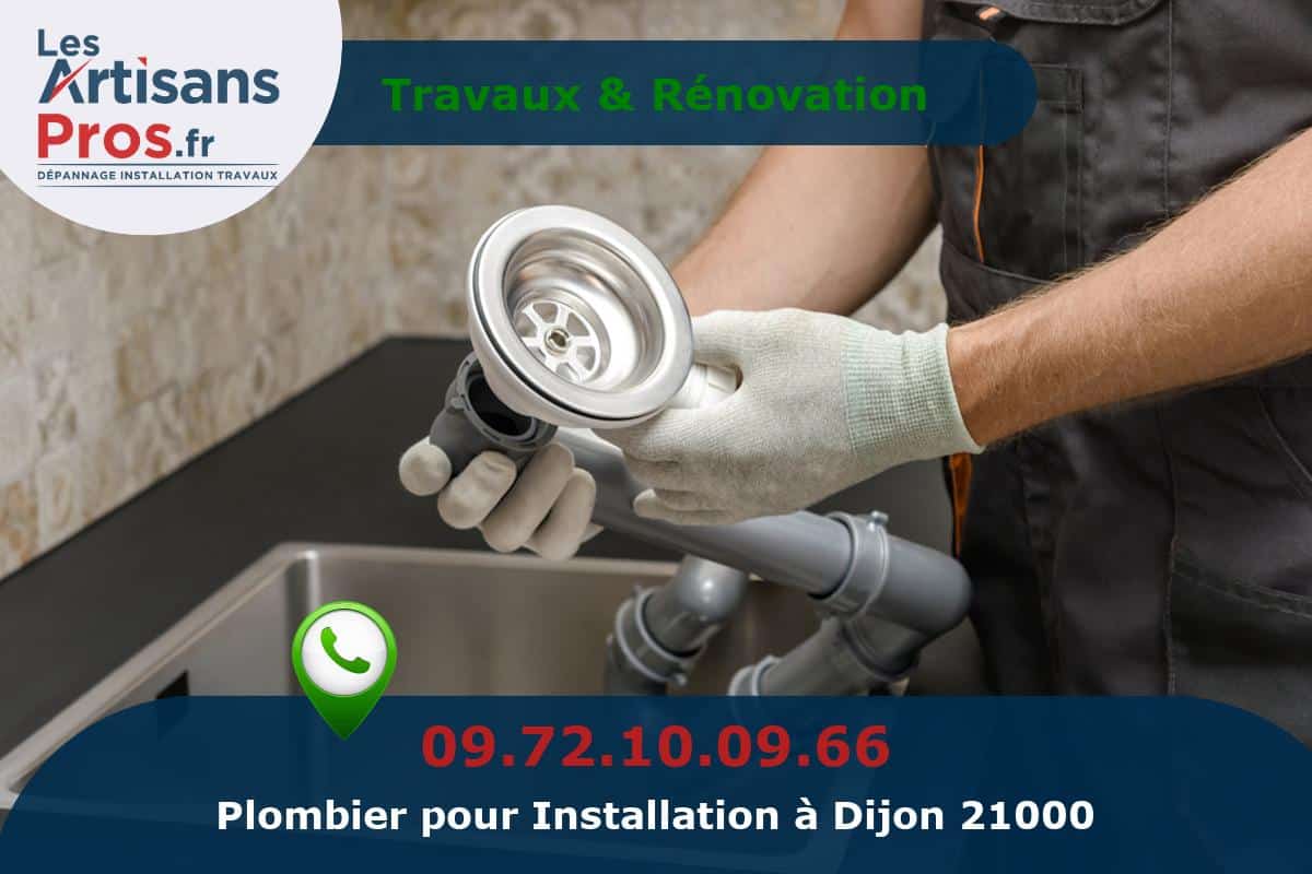 Installation de Plomberie Dijon