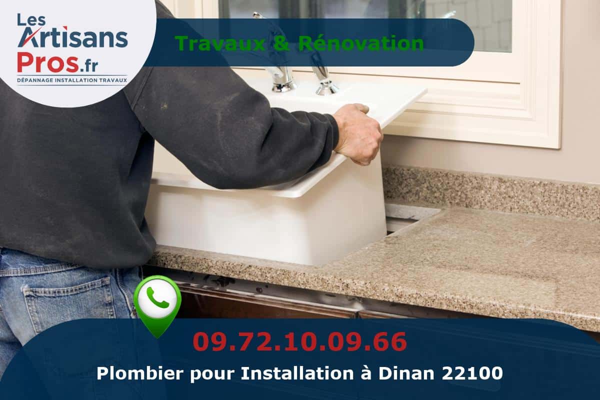 Installation de Plomberie Dinan