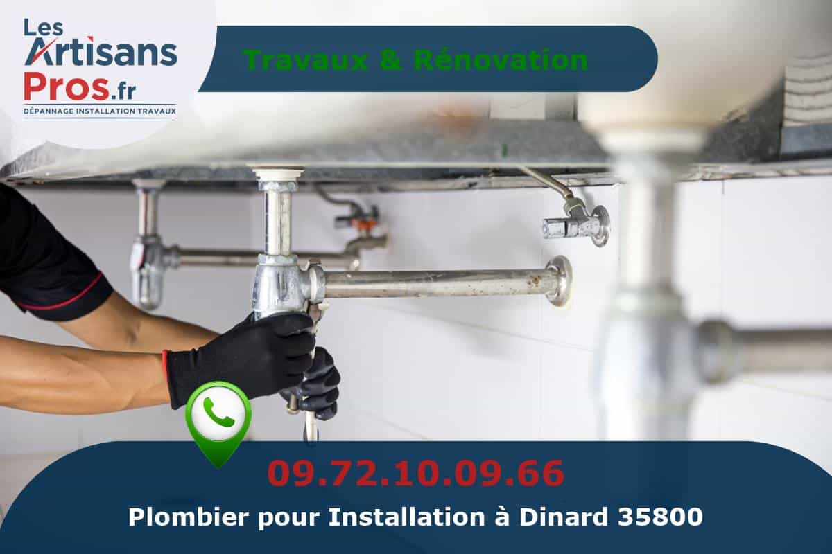 Installation de Plomberie Dinard