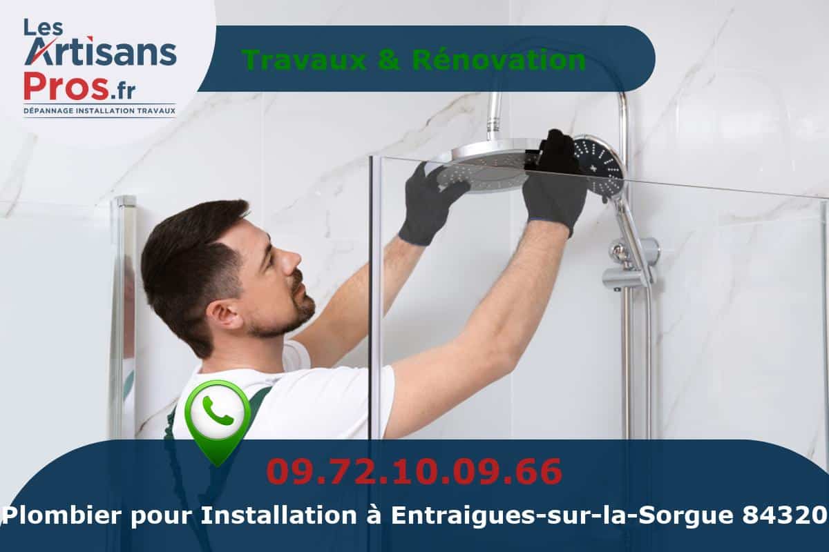 Installation de Plomberie Entraigues-sur-la-Sorgue