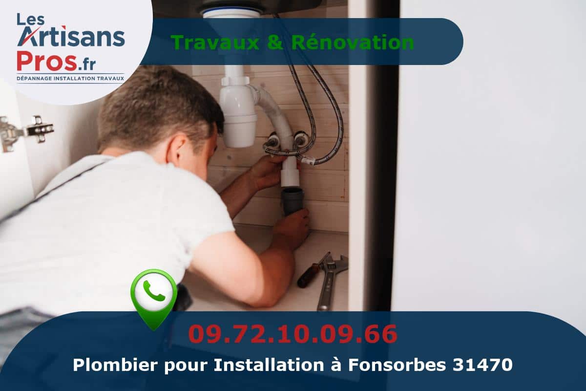 Installation de Plomberie Fonsorbes