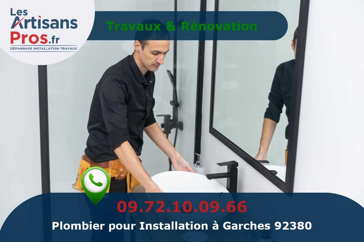 Installation de Plomberie Garches