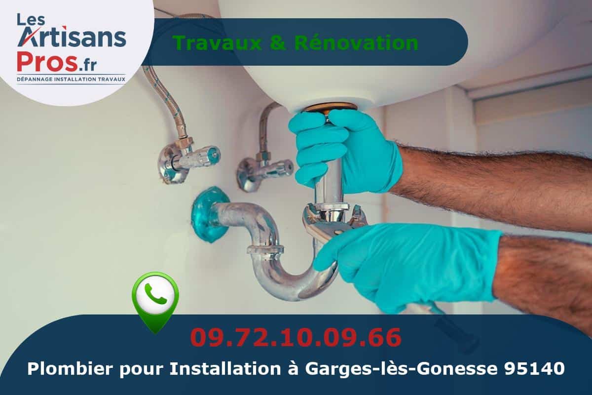 Installation de Plomberie Garges-lès-Gonesse