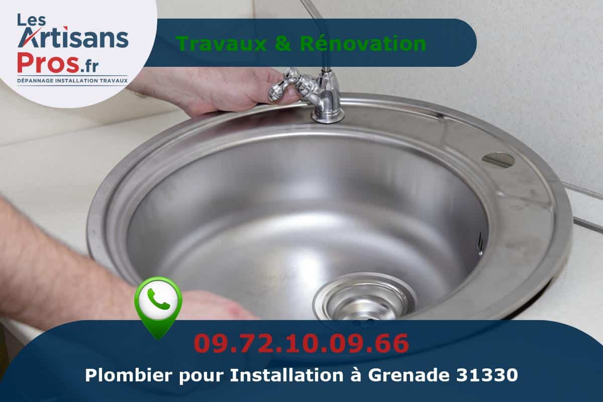 Installation de Plomberie Grenade