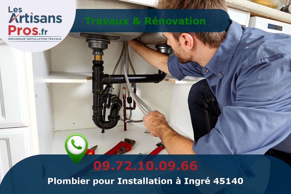Installation de Plomberie Ingré