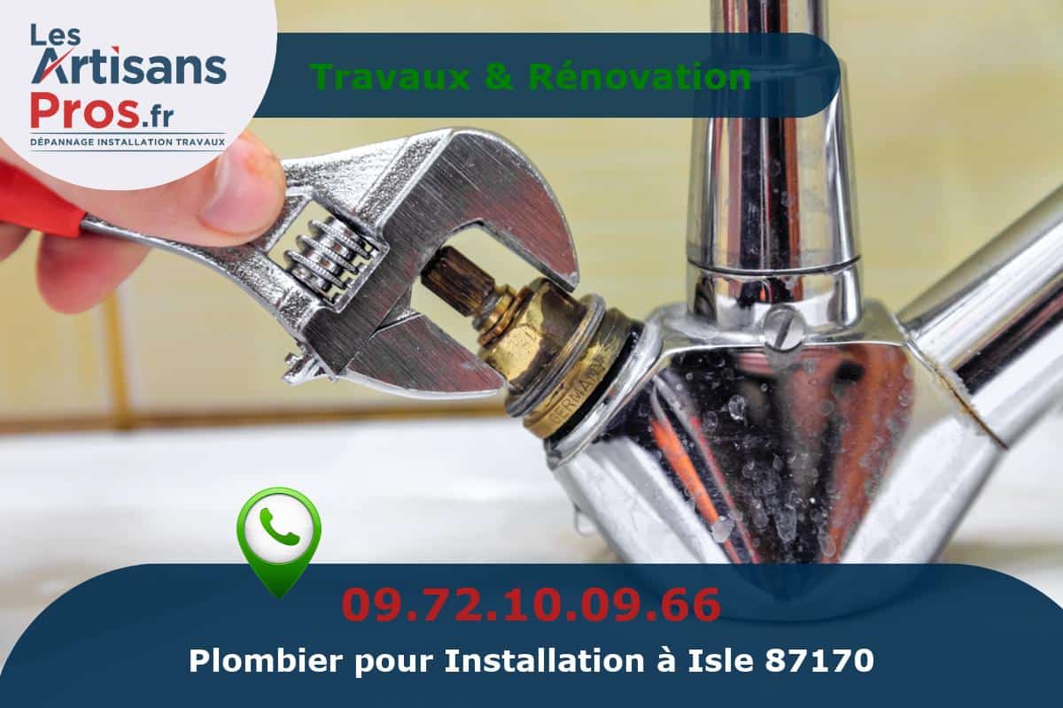 Installation de Plomberie Isle