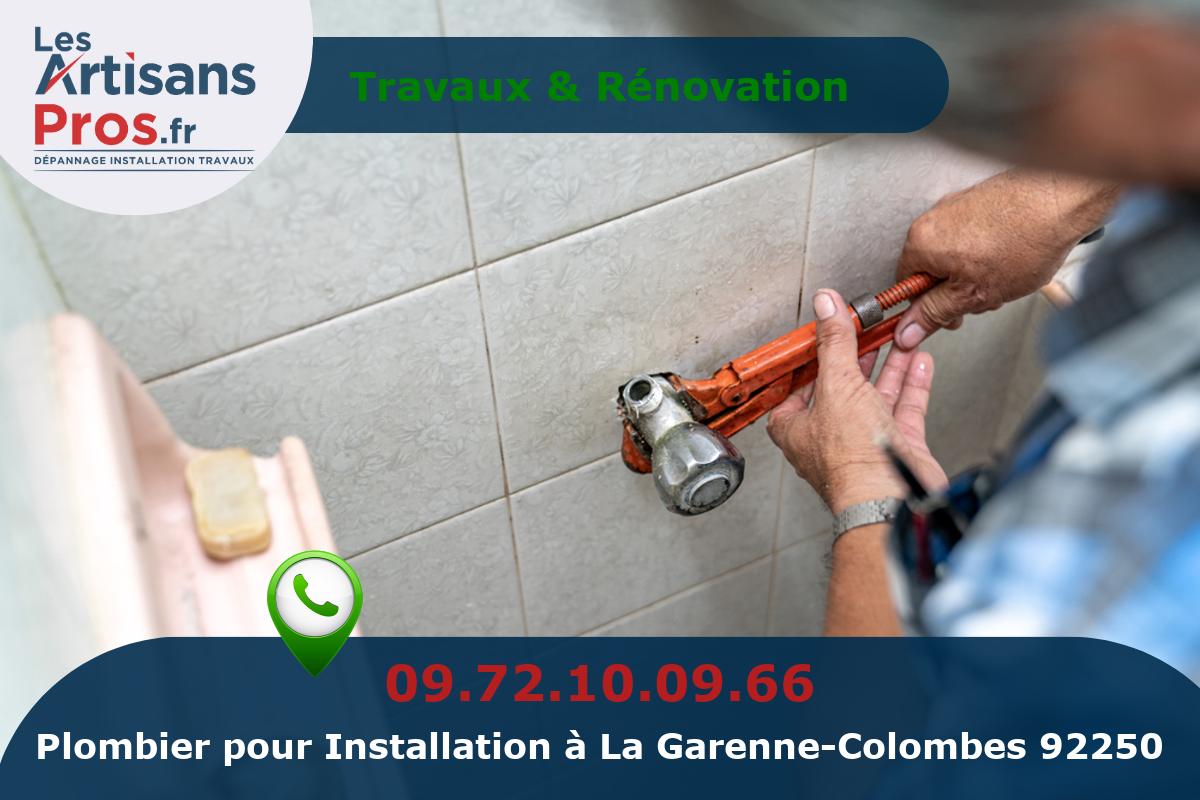 Installation de Plomberie La Garenne-Colombes