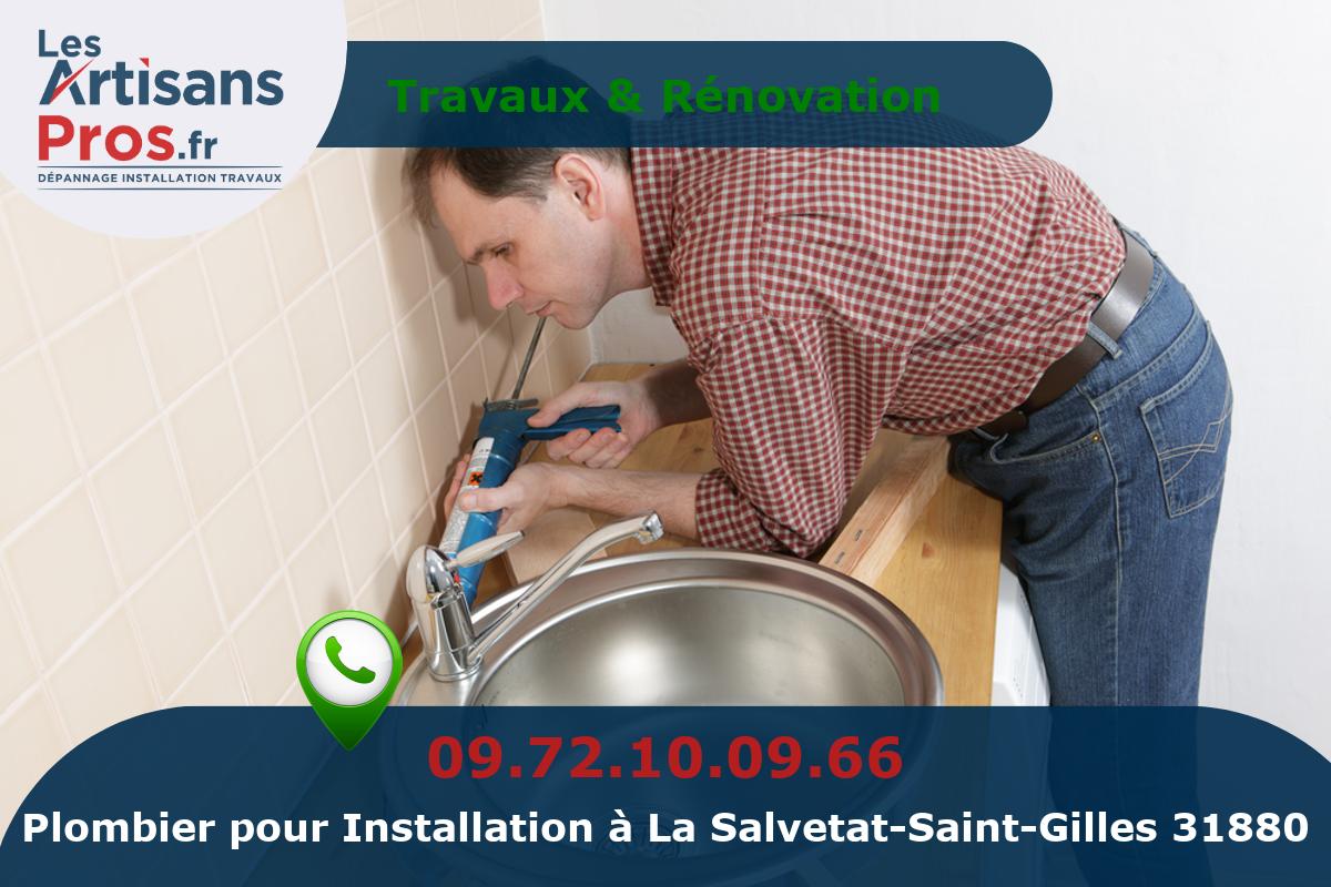 Installation de Plomberie La Salvetat-Saint-Gilles