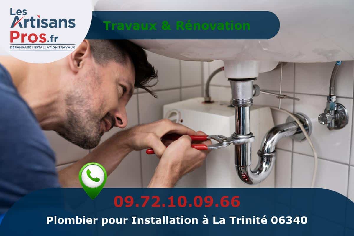 Installation de Plomberie La Trinité