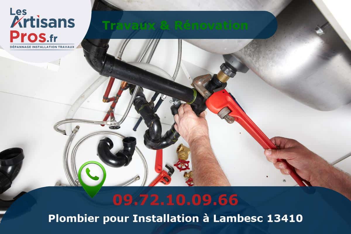 Installation de Plomberie Lambesc