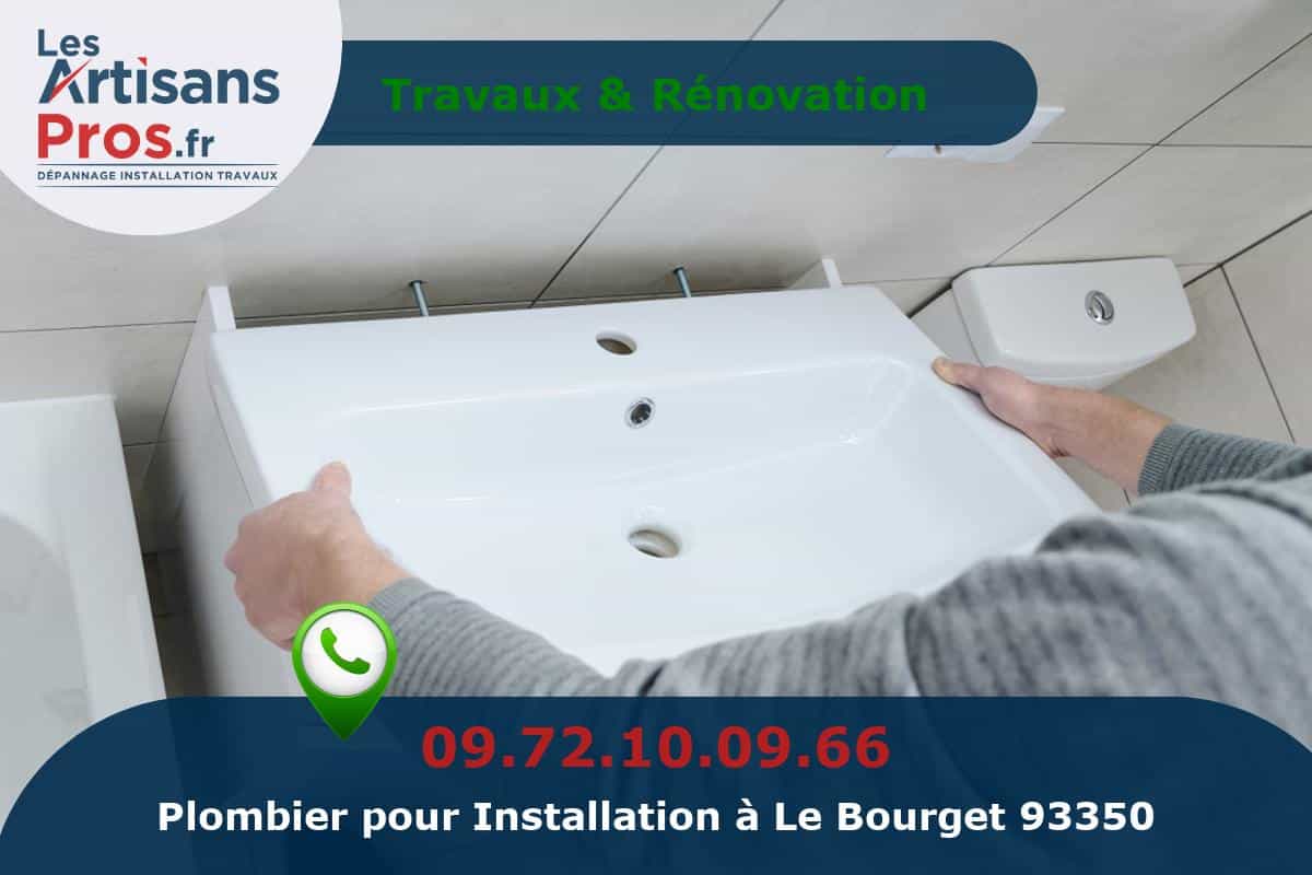 Installation de Plomberie Le Bourget