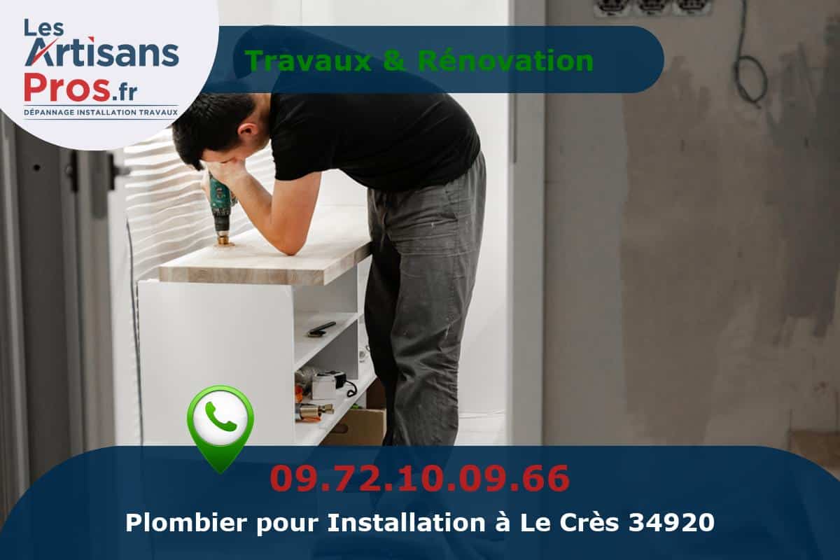 Installation de Plomberie Le Crès