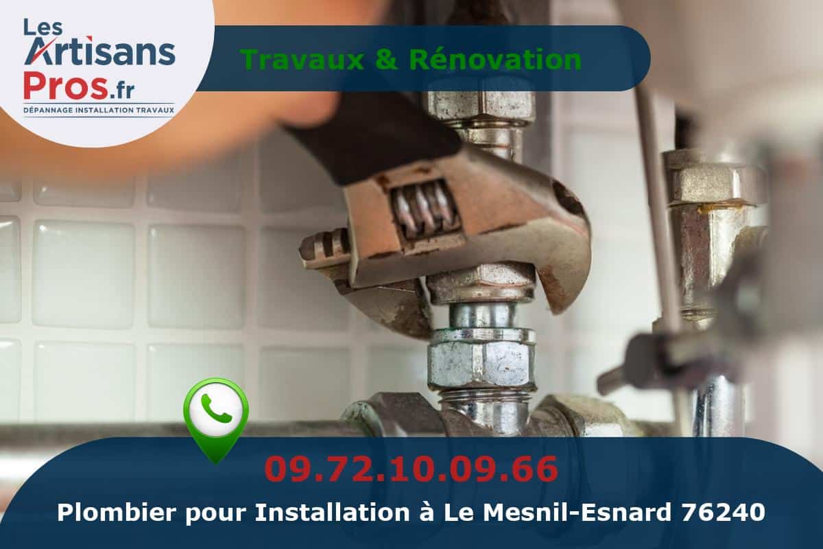 Installation de Plomberie Le Mesnil-Esnard