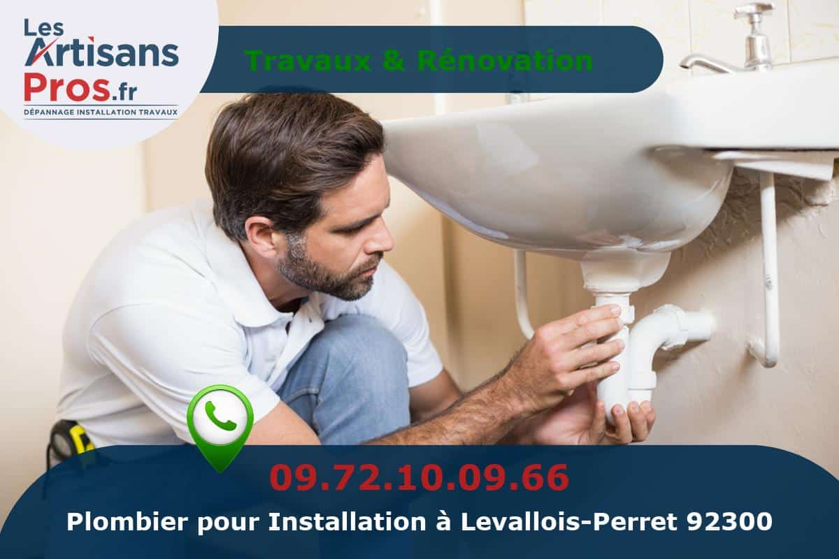 Installation de Plomberie Levallois-Perret