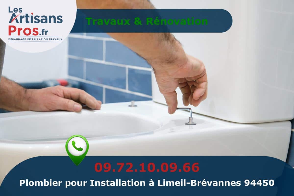 Installation de Plomberie Limeil-Brévannes