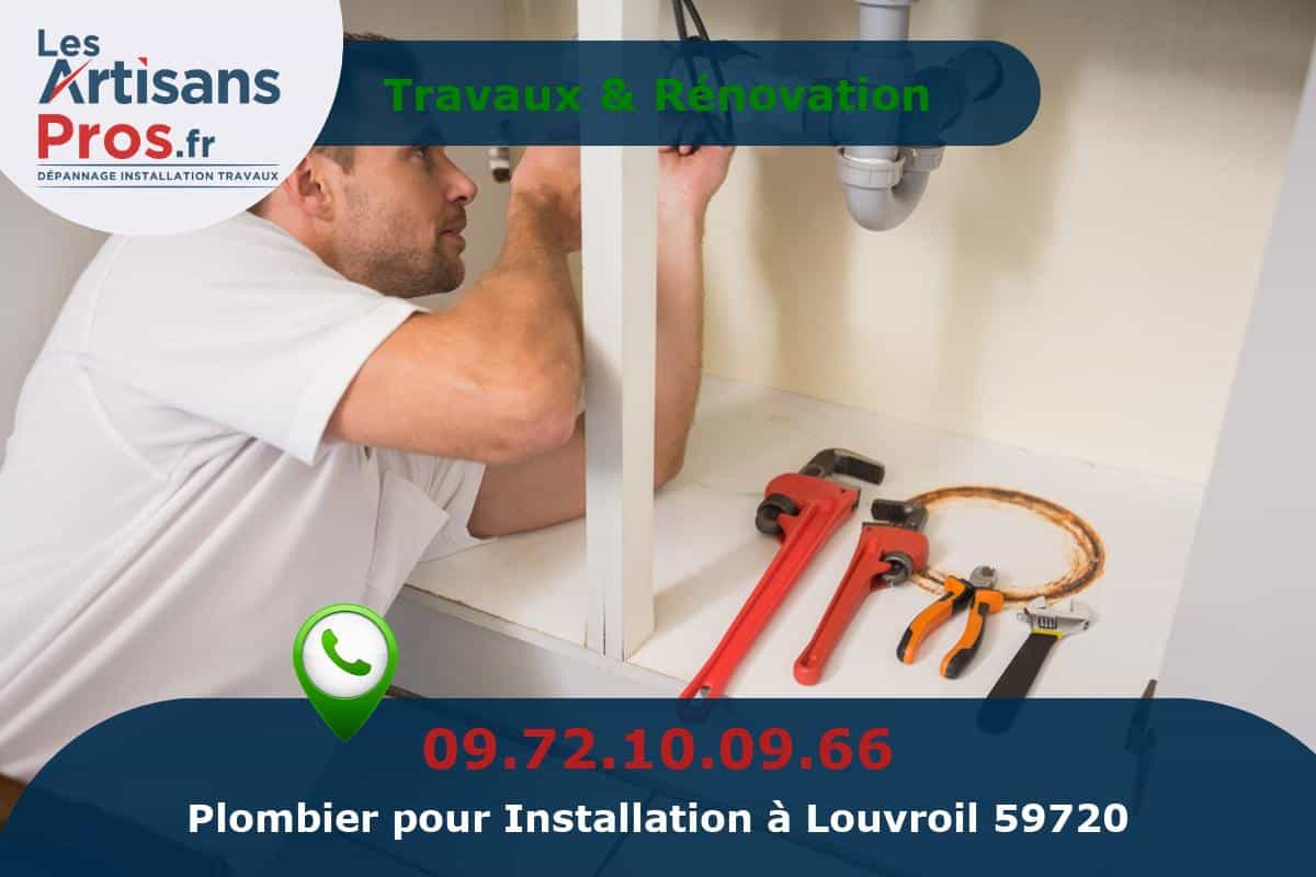 Installation de Plomberie Louvroil
