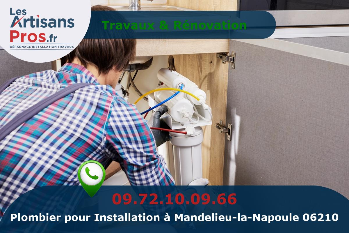 Installation de Plomberie Mandelieu-la-Napoule